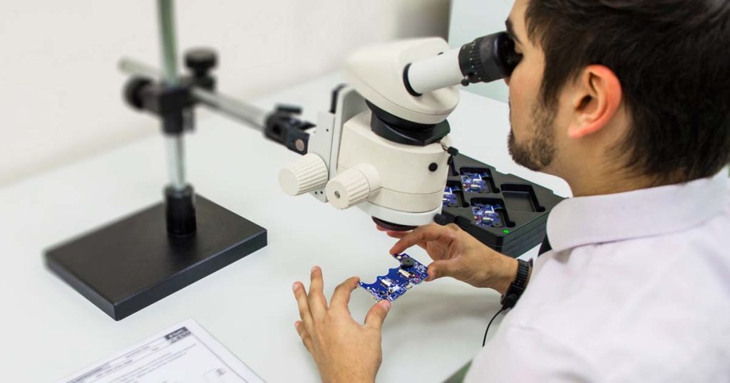 QA Inspection with scope | Corintech Quality Checks | IPC-A-610 | IPC-610 | Class 3